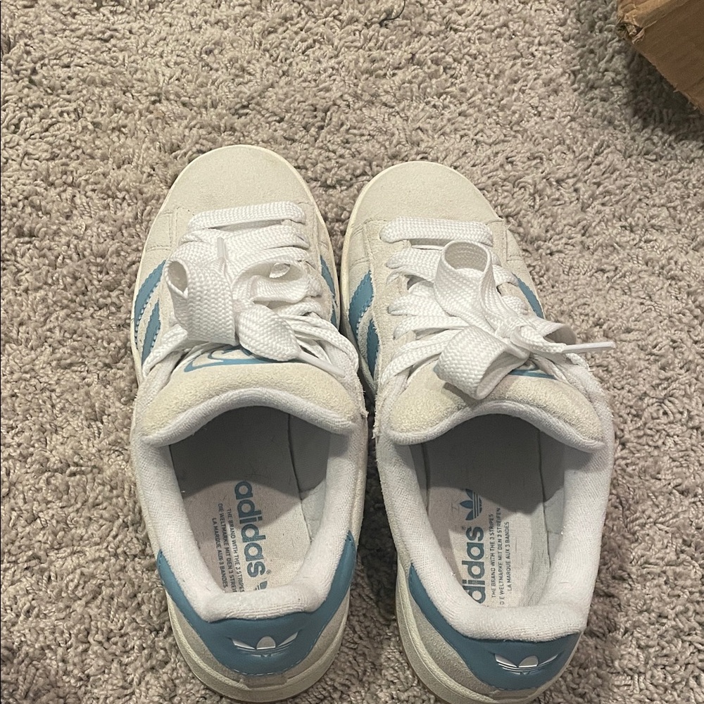 Adidas campus in White and Blue US 8.5